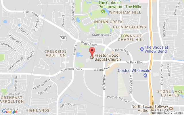 Map of Prestonwood